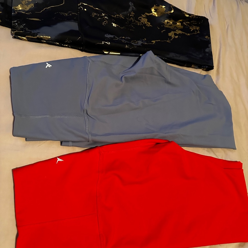 Athletic Shorts Set - Black, Blue, Red